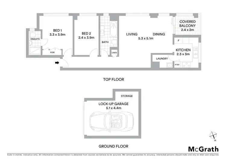 Floorplan of Homely apartment listing, 17/54 Penkivil Street, Bondi NSW 2026