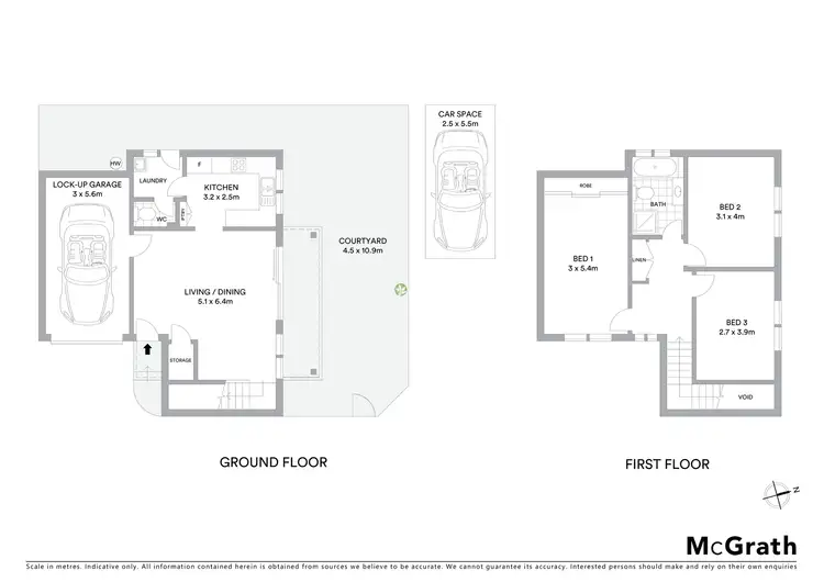 Floorplan of Homely townhouse listing, 2/26 De Witt Street, Bankstown NSW 2200