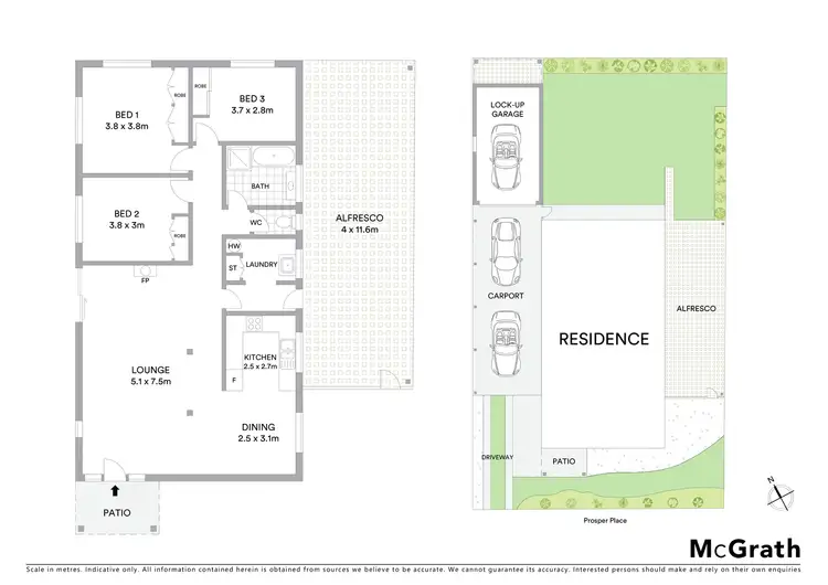 Floorplan of Homely house listing, 8 Prosper Place, Ballina NSW 2478