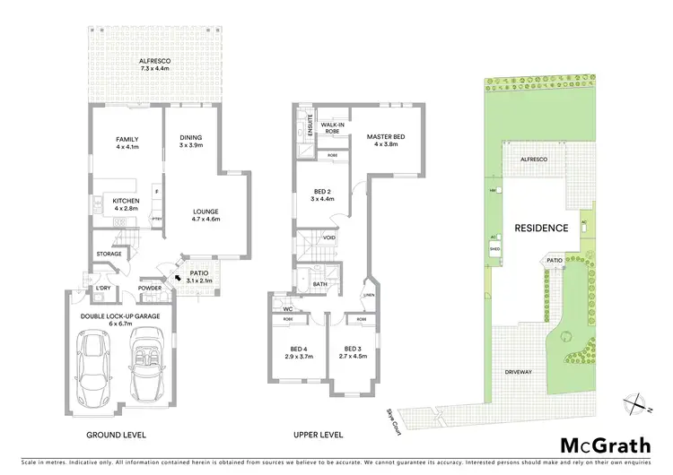 Floorplan of Homely house listing, 17 Skye Court, Kellyville NSW 2155