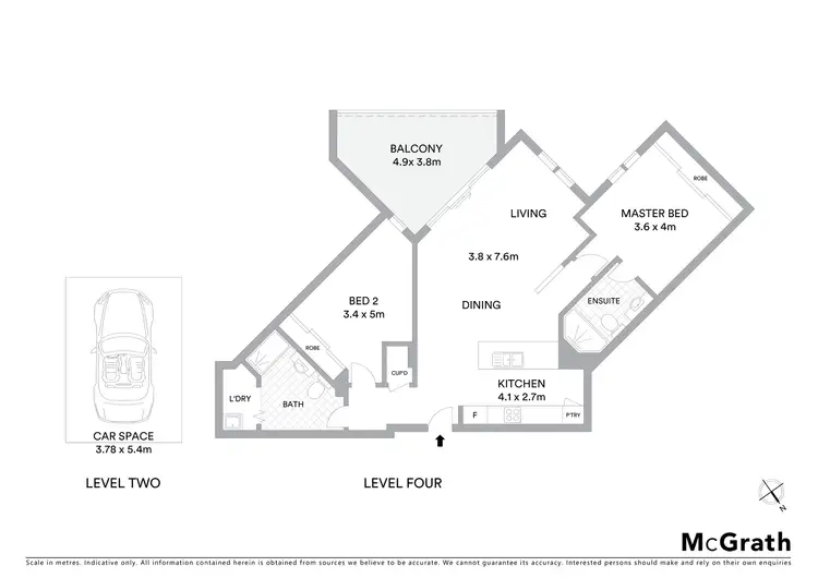 Floorplan of Homely apartment listing, 449/46 Baywater Drive, Wentworth Point NSW 2127
