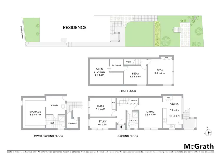 Floorplan of Homely house listing, 73 Denning Street, South Coogee NSW 2034