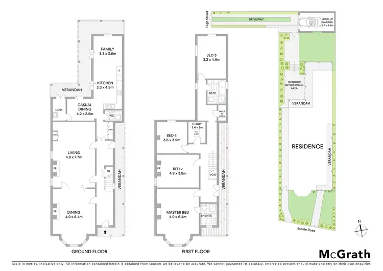Floorplan of Homely house listing, 348 Bronte Road, Waverley NSW 2024