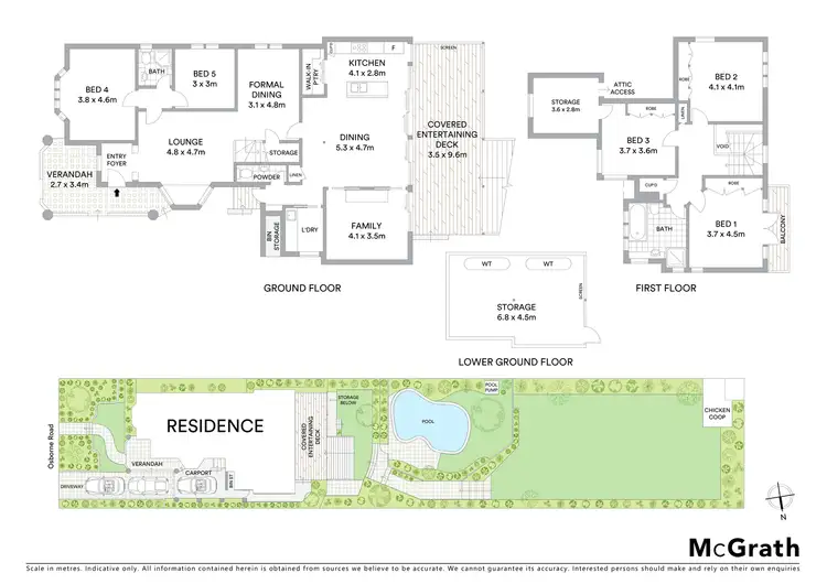 Floorplan of Homely house listing, 41 Osborne Road, Lane Cove NSW 2066