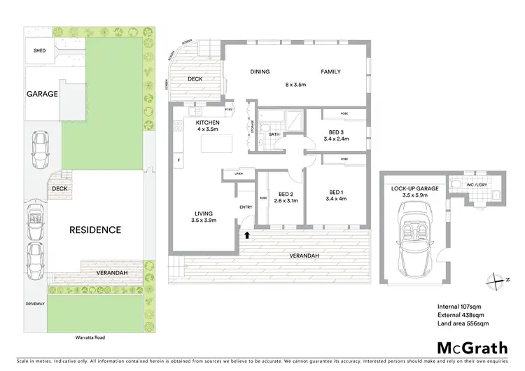 Floorplan of Homely house listing, 56 Warratta Road, Killarney Vale NSW 2261