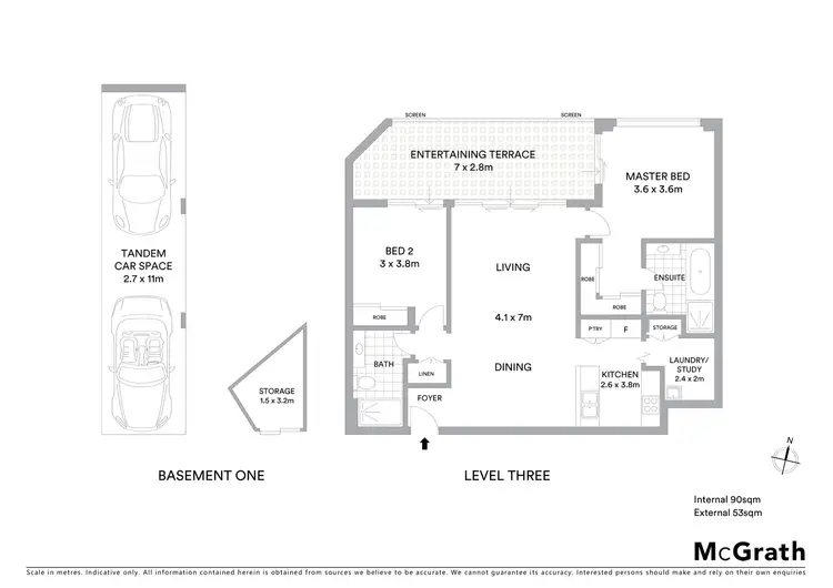 Floorplan of Homely apartment listing, 308/3 Palm Avenue, Breakfast Point NSW 2137