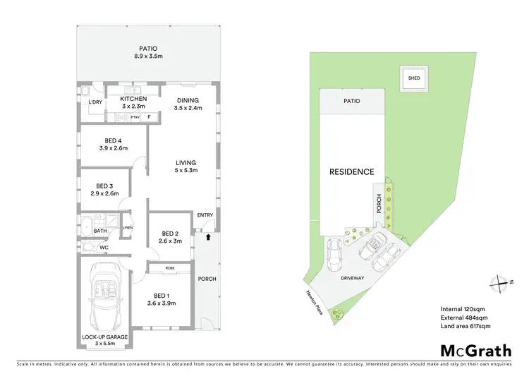 Floorplan of Homely house listing, 12 Newton Place, Blue Haven NSW 2262