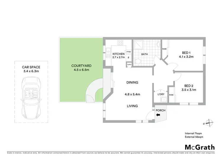 Floorplan of Homely villa listing, 2/110 Avoca Drive, Kincumber NSW 2251