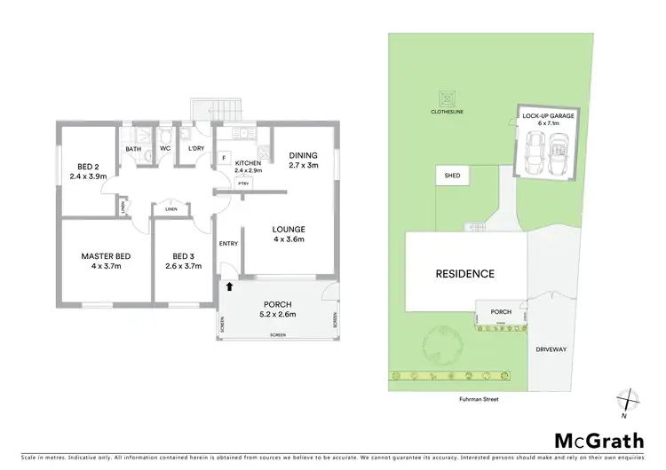 Floorplan of Homely house listing, 6 Fuhrman Street, Evatt ACT 2617