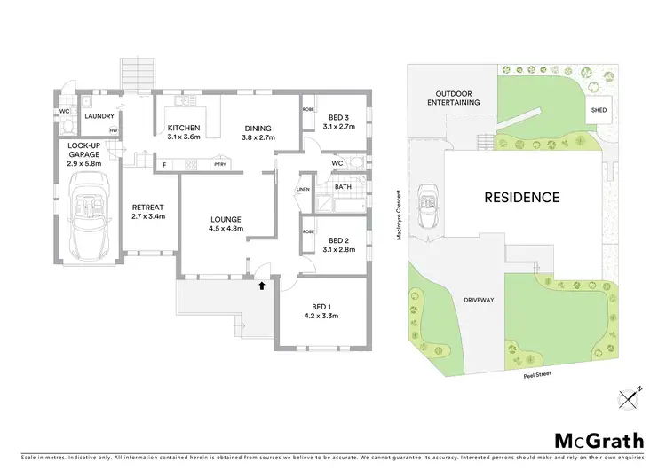Floorplan of Homely house listing, 1 Peel Street, Ruse NSW 2560