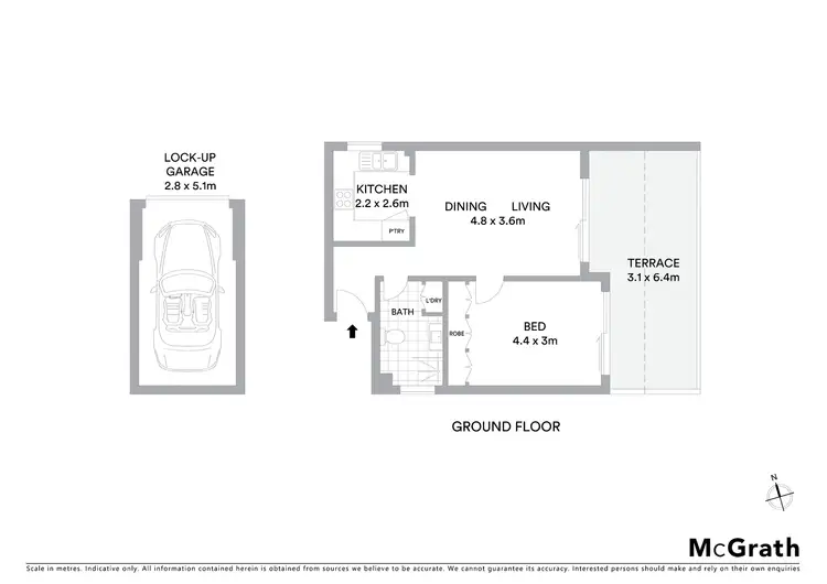 Floorplan of Homely apartment listing, 7/268 Carrington Road, Randwick NSW 2031