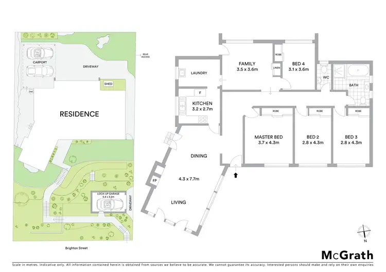 Floorplan of Homely house listing, 4 Brighton Street, Curl Curl NSW 2096