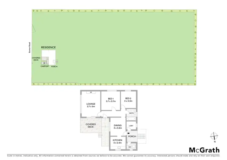 Floorplan of Homely land listing, 27 Burton Road, Eleebana NSW 2282