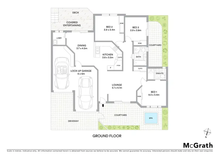 Floorplan of Homely villa listing, 3/7 Heather Street, Port Macquarie NSW 2444