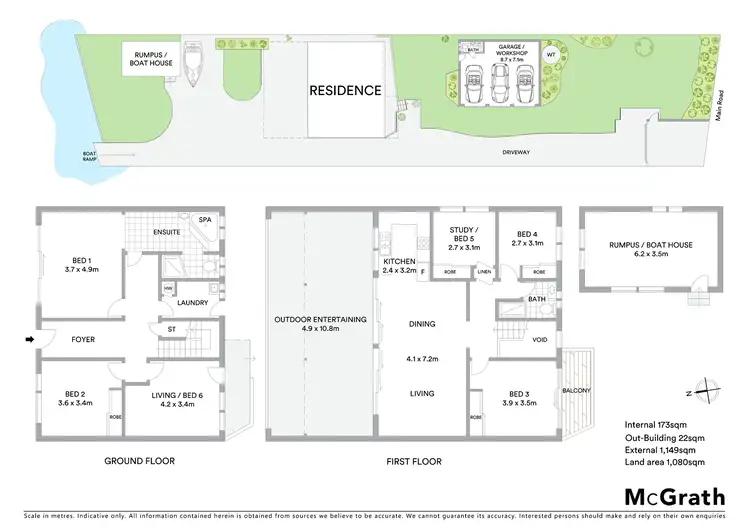 Floorplan of Homely house listing, 164 & 164A Main Road, Toukley NSW 2263