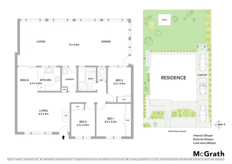 Floorplan of Homely house listing, 6 White Swan Avenue, Blue Haven NSW 2262