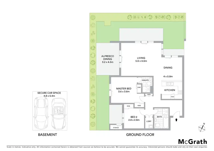 Floorplan of Homely apartment listing, 1/25 Chelmsford Avenue, Botany NSW 2019