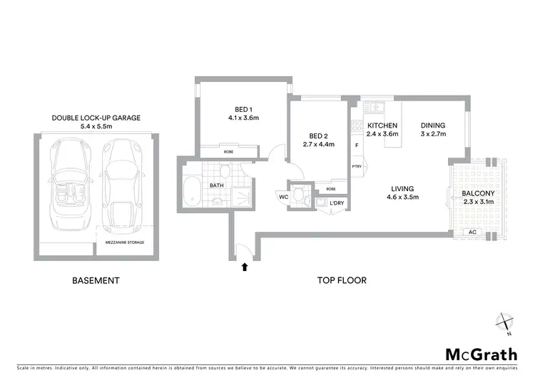 Floorplan of Homely unit listing, 13/15 Premier Street, Gymea NSW 2227