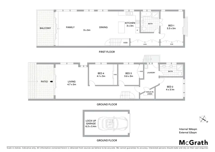 Floorplan of Homely semi-detached listing, 2/256 Booker Bay Road, Booker Bay NSW 2257