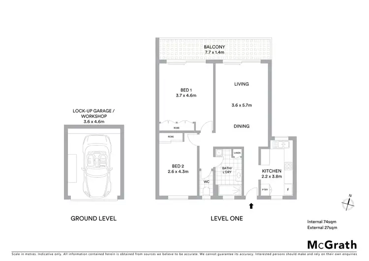 Floorplan of Homely apartment listing, 2/311 Boundary Street, West End QLD 4101