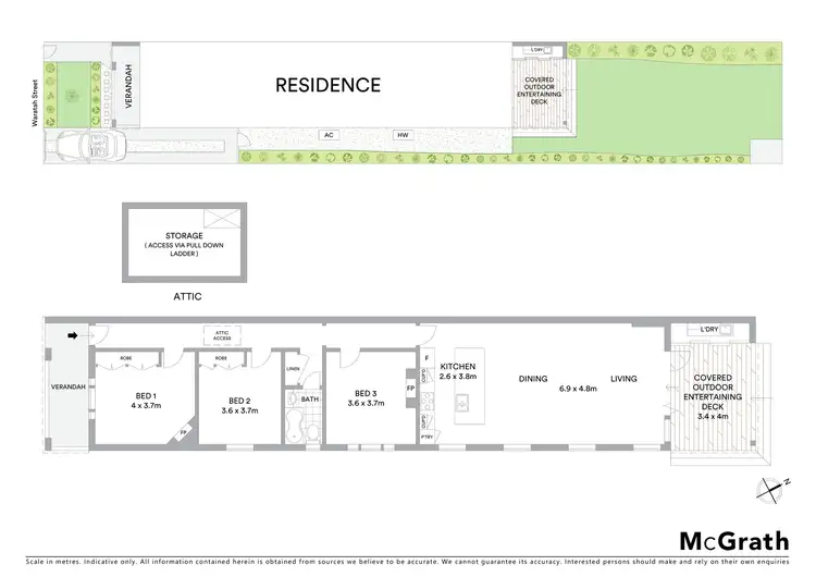 Floorplan of Homely house listing, 81 Waratah Street, Haberfield NSW 2045
