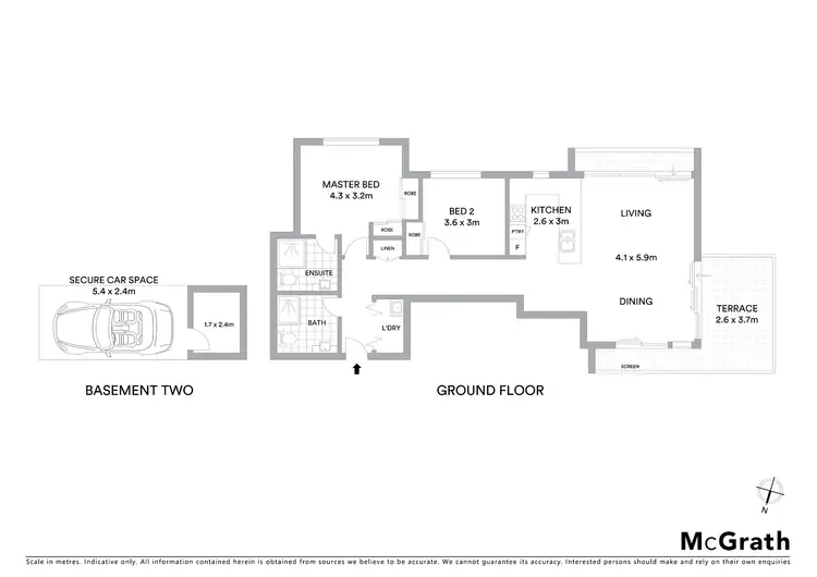 Floorplan of Homely apartment listing, 14/74 Pacific Parade, Dee Why NSW 2099
