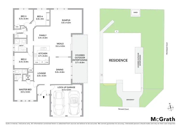 Floorplan of Homely house listing, 1 Derwent Court, Wattle Grove NSW 2173