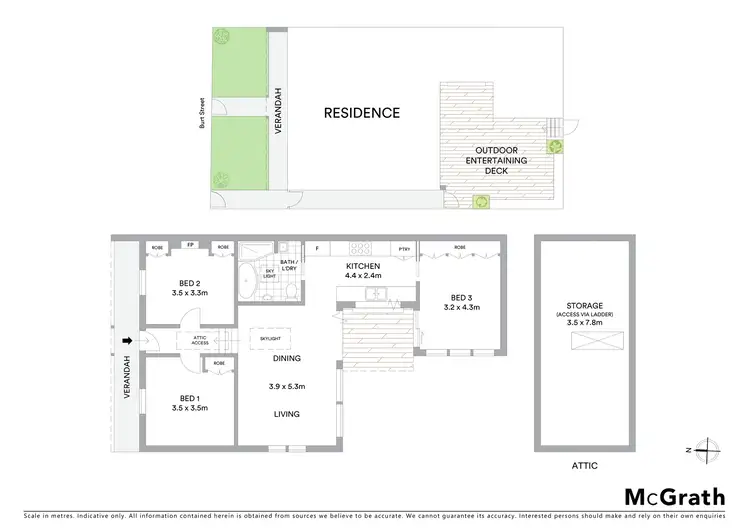 Floorplan of Homely house listing, 7 Burt Street, Rozelle NSW 2039