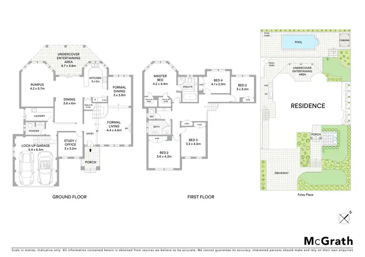 Floorplan of Homely house listing, 8 Foley Place, Castle Hill NSW 2154