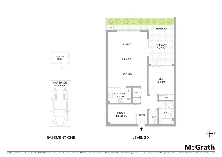 Floorplan of Homely apartment listing, 40/552 Pacific Highway, Chatswood NSW 2067