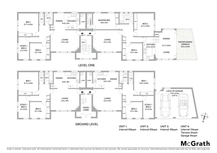Floorplan of Homely block of units listing, 37 Houston Road, Kingsford NSW 2032