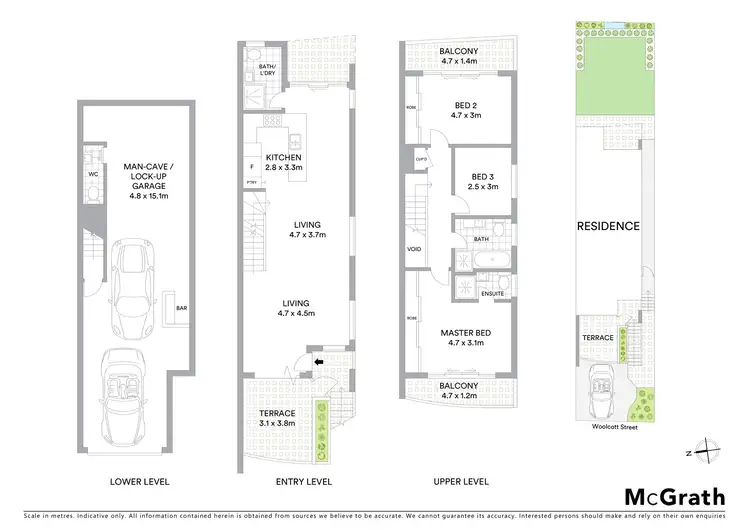 Floorplan of Homely house listing, 48A Woolcott Street, Earlwood NSW 2206