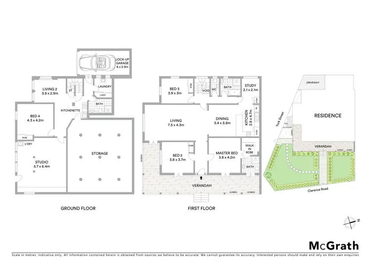 Floorplan of Homely house listing, 63 Clarence Road, Indooroopilly QLD 4068