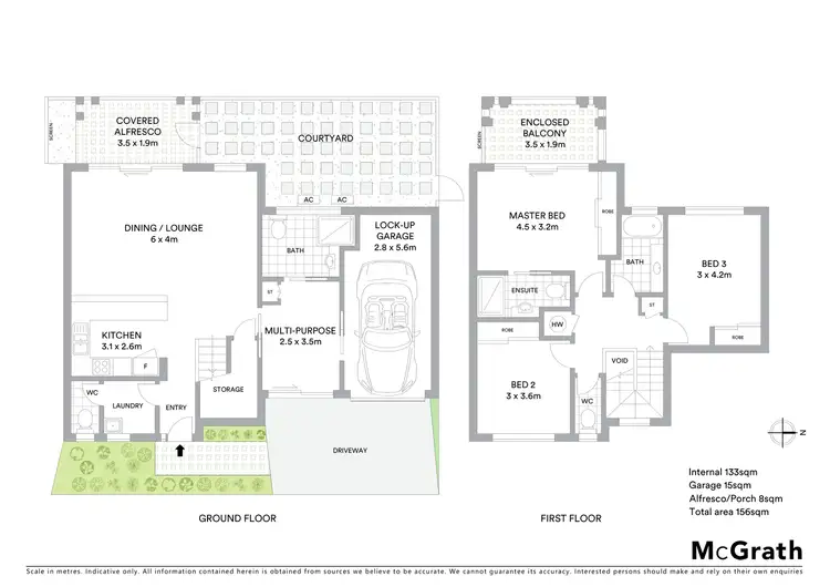 Floorplan of Homely unit listing, 2/10 Price Lane, Buderim QLD 4556