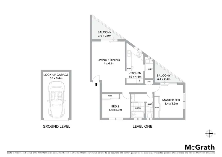 Floorplan of Homely apartment listing, 20/15 Ralston Street, Lane Cove NSW 2066