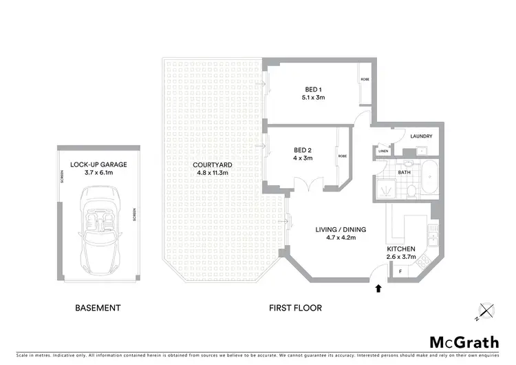 Floorplan of Homely apartment listing, 15/438 Forest Road, Hurstville NSW 2220