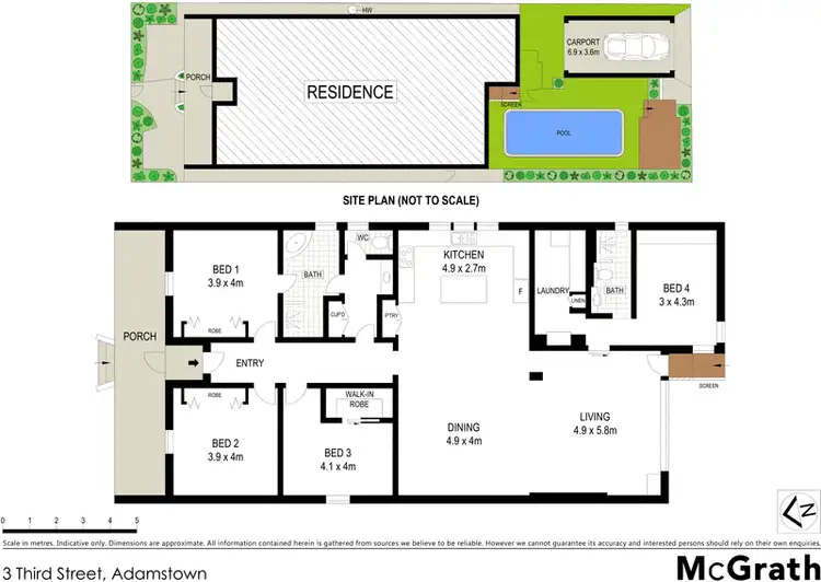 Floorplan of Homely house listing, 3 Third Street, Adamstown NSW 2289