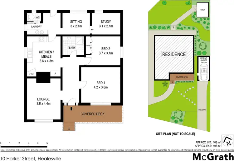Floorplan of Homely house listing, 10 Harker Street, Healesville VIC 3777