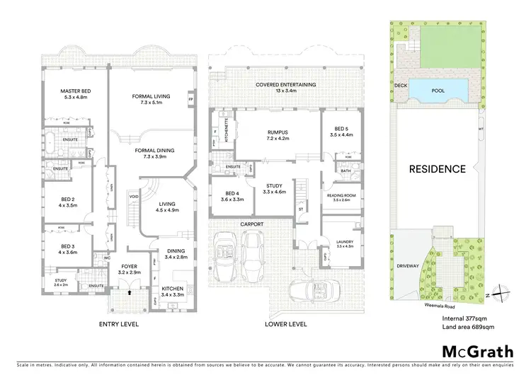 Floorplan of Homely house listing, 33 Weemala Road, Northbridge NSW 2063