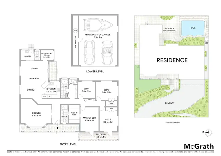 Floorplan of Homely house listing, 27 Lincoln Crescent, Bonnet Bay NSW 2226