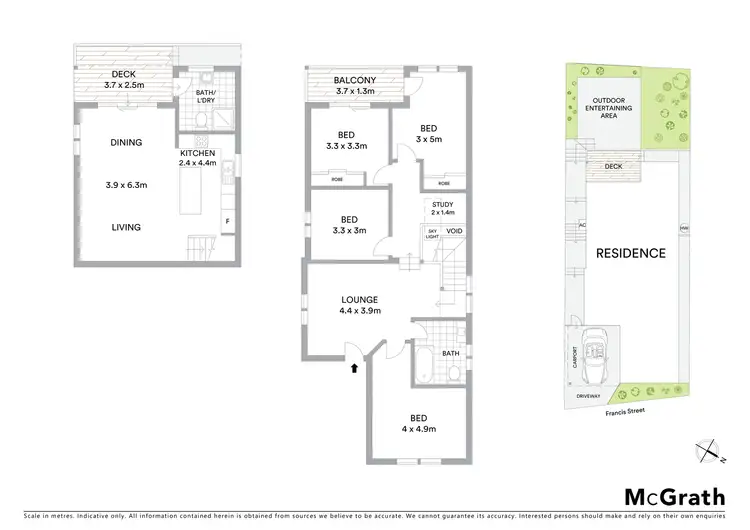 Floorplan of Homely house listing, 34 Francis Street, Marrickville NSW 2204
