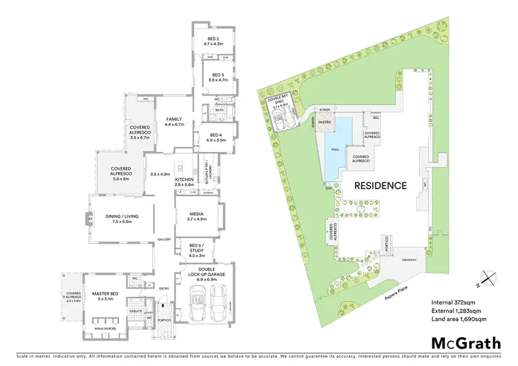 Floorplan of Homely house listing, 20 Aspera Place, Noosaville QLD 4566