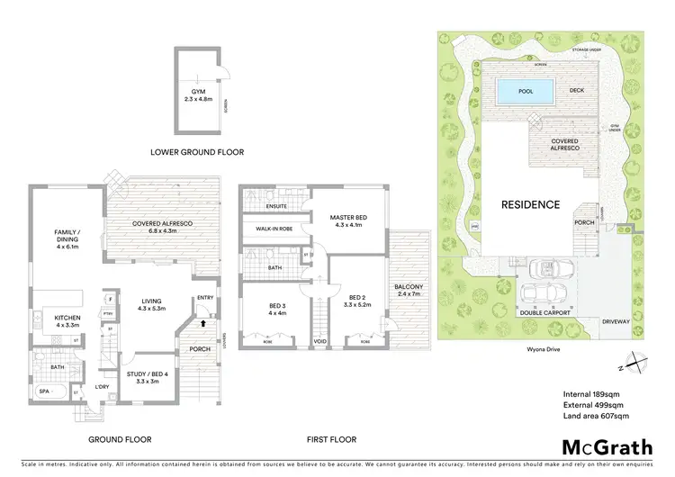 Floorplan of Homely house listing, 12 Wyona Drive, Noosa Heads QLD 4567