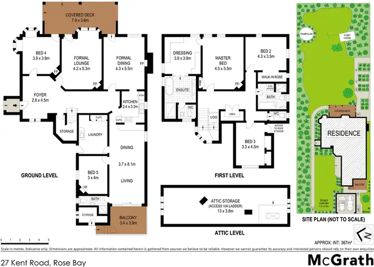 Floorplan of Homely house listing, 27 Kent Road, Rose Bay NSW 2029