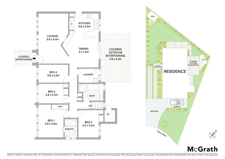 Floorplan of Homely house listing, 20 Sierra Place, Seven Hills NSW 2147