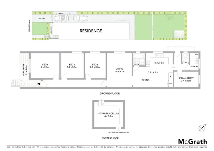 Floorplan of Homely house listing, 23 School Parade, Marrickville NSW 2204