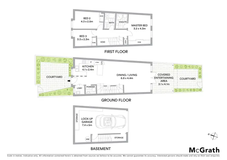 Floorplan of Homely townhouse listing, 6/2A Frenchmans Road, Randwick NSW 2031