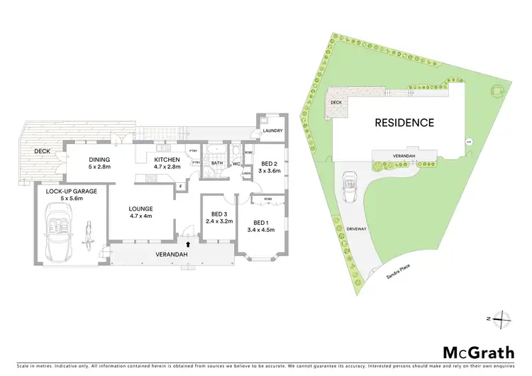 Floorplan of Homely house listing, 1 Sandra Place, Miranda NSW 2228