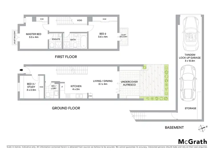 Floorplan of Homely townhouse listing, 13/52 Manchester Road, Gymea NSW 2227