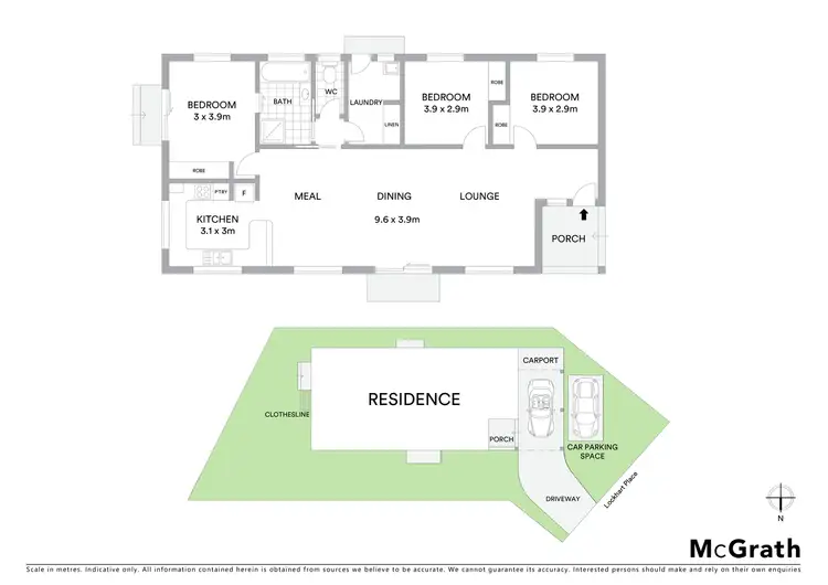 Floorplan of Homely house listing, 11 Lockhart Place, Amaroo ACT 2914